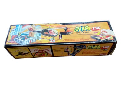 Lot 1997 - Remco (c1977) Controlled Space Flight Batcopter, boxed No.605, Tandy Cosmic 3000 adventure game, boxed No.60-2183 & Battleships, boxed NB2081 (3)