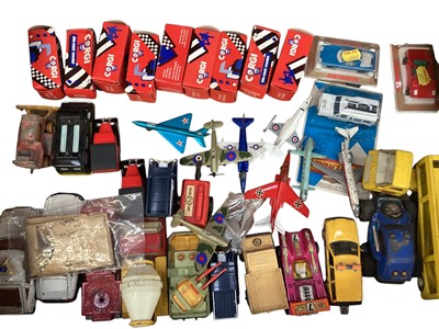 Lot 2004 - Selection of diecast vehicles & Corgi boxed cars (1 box)