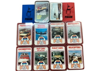 Lot 2005 - Top Trumps Series 2 packs and vintage card games (1 box)