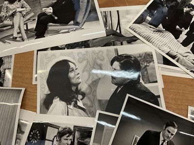 Lot 1454 - Photographs from The Frost Report and Frost on Sunday, subjects including The Two Ronnies, John Cleese, Michael Palin, Roy Kinnear, Danny La Rue, Hattie Jacques and others. Provenance: Josephine...