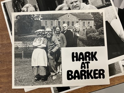 Lot 1455 - Photographs relating to Josephine Tewson and Ronnie Barker, including stills from Hark at Barker, Clarence, Corbett's Follies, Shelley, Coppers End. Provenance: Josephine Tewson collection