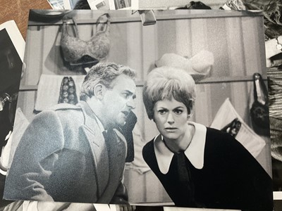 Lot 1455 - Photographs relating to Josephine Tewson and Ronnie Barker, including stills from Hark at Barker, Clarence, Corbett's Follies, Shelley, Coppers End. Provenance: Josephine Tewson collection