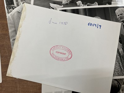 Lot 1455 - Photographs relating to Josephine Tewson and Ronnie Barker, including stills from Hark at Barker, Clarence, Corbett's Follies, Shelley, Coppers End. Provenance: Josephine Tewson collection