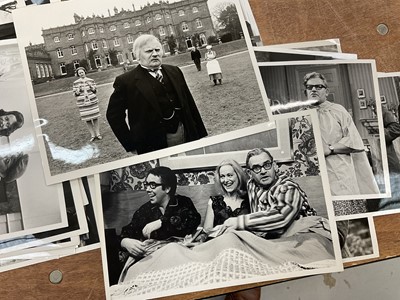 Lot 1455 - Photographs relating to Josephine Tewson and Ronnie Barker, including stills from Hark at Barker, Clarence, Corbett's Follies, Shelley, Coppers End. Provenance: Josephine Tewson collection