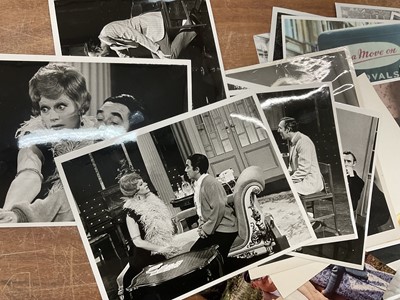 Lot 1455 - Photographs relating to Josephine Tewson and Ronnie Barker, including stills from Hark at Barker, Clarence, Corbett's Follies, Shelley, Coppers End. Provenance: Josephine Tewson collection