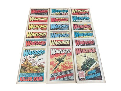 Lot 1630 - Warlord comics mostly 1980's Approximately 45 comics together with The Victor comics mostly 1960's and Victor comics mostly 1980's and others