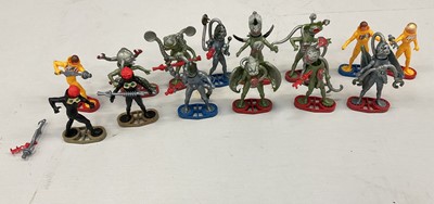 Lot 1995 - Britains spacemen and mutants.