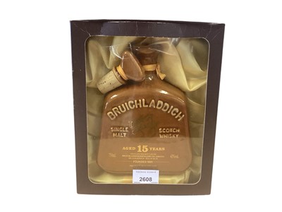Lot 2608 - Bruichladdich 15 years single malt scotch whisky in original presentation case