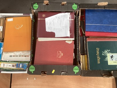 Lot 1507 - Stamps world selection in 3 boxes, lots of thematic material, all periods plus some accessories