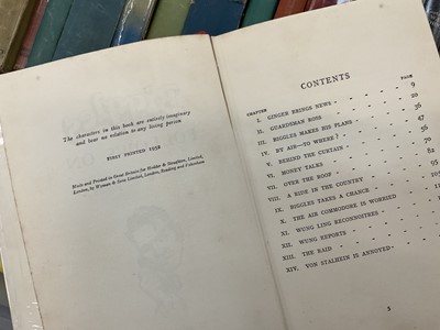Lot 1614 - Collection of Biggles books