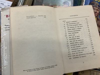Lot 1614 - Collection of Biggles books