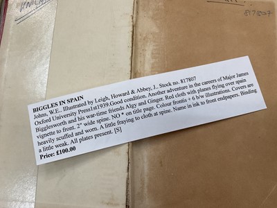 Lot 1614 - Collection of Biggles books