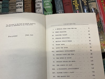 Lot 1613 - Collection of Biggles books