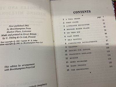 Lot 1613 - Collection of Biggles books