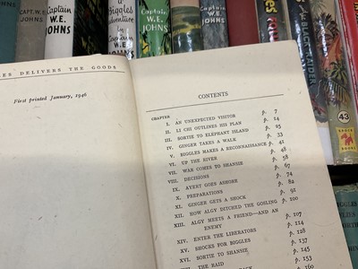 Lot 1613 - Collection of Biggles books