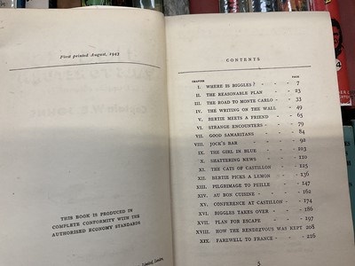 Lot 1613 - Collection of Biggles books