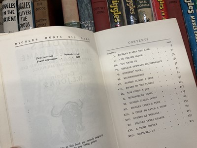 Lot 1613 - Collection of Biggles books