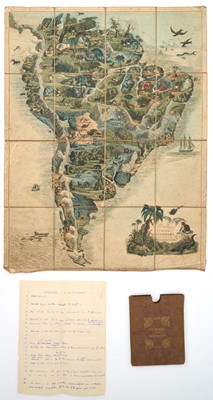 Lot 882 - Rare 19th century game - Edward Wallis (publisher): Wallis's New Game of Wanderers in the Wilderness