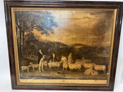 Lot 1024 - Two early 19th century engravings 'Coke of Holkham' and 'John Cotes'