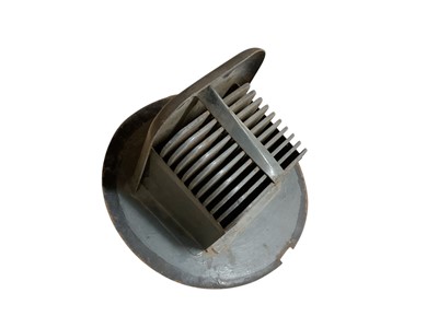 Lot 810 - Rare Second World War motorcycle blackout cover, 20cm in diameter.
