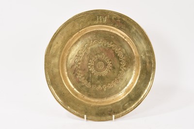 Lot 857 - 17th century style bronze platter