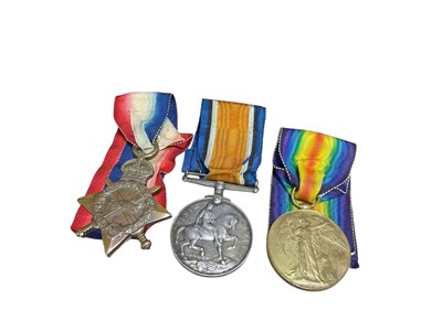 Lot 787 - First World War 1914 - 15 Star trio comprising 1914 - 15 Star, War and Victory medals named to 46561. CPL. H. Whittaker. R.A.M.C.