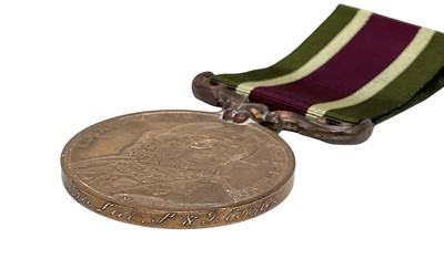 Lot 26 - Edward VII Tibet medal named to 895 Cooly. Metra. Lal. S & T Corps.