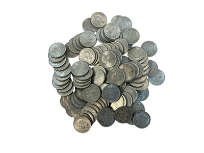 Lot 538 - G.B. - Mixed George VI cupro-nickel coins in better than average grade vis AEF to A UNC to include Half Crowns x 113, Florins x 98, Shillings x 17 & Six Pences x 48 (Total 276 coins)