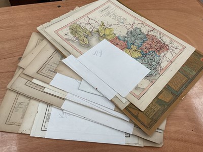 Lot 2671 - Collection of English county maps, of varying ages and types