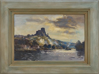 Lot 1100 - *Edward Brian Seago (1910-1974) oil on board - The Seine at Petit Anderly, signed, framed. Provenance: Bonhams 15th November 2011, lot 116