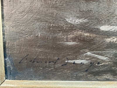 Lot 1100 - *Edward Brian Seago (1910-1974) oil on board - The Seine at Petit Anderly, signed, framed. Provenance: Bonhams 15th November 2011, lot 116