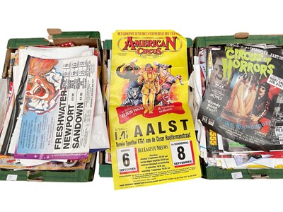 Lot 1522 - Three boxes of circus posters