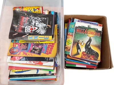 Lot 1523 - Three boxes of circus programmes and ephemera