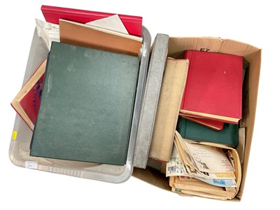 Lot 1524 - Stamps G.B. and world accumulation including G.B. 1840 1d Black, early surface printed, mint & used commemoratives (2 boxes)