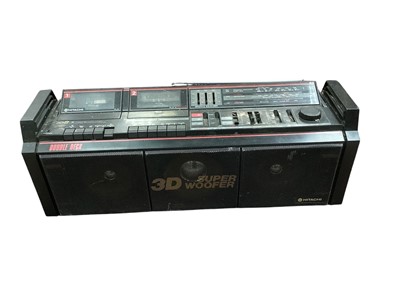 Lot 2348 - Four vintage boomboxes, including a Sony