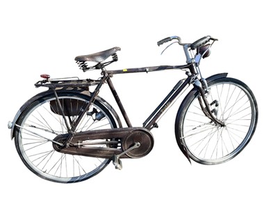 Lot 2693 - Vintage Rudge - Whitworth bicycle in black painted finish.
