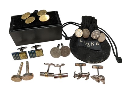 Lot 235 - Group of cufflinks etc