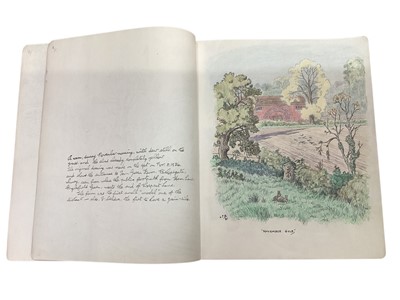 Lot 1533 - Group of ephemera, including 1930s sketch books, stamps, photographs, etc (2 boxes)