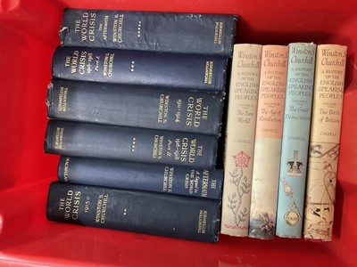Lot 1609 - Collection of books relating to Churchill. (1 box)