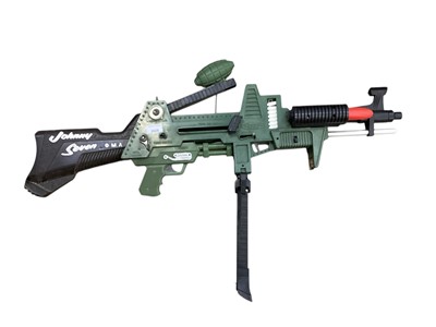 Lot 2628 - Johnny Seven O.M.A (One Man Army) plastic assault rifle (no box) (weapon parts missing) (1)