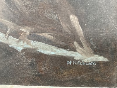 Lot 140 - Norah Hitchcock (1906-1993) oil on board 'Daytime', signed, 41 x 50cm, framed. Provenance: From the Estate of David Tron, Kings Road Antiques dealer