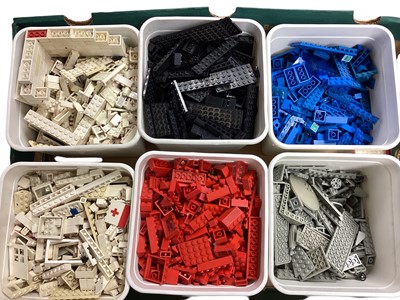 Lot 2710 - Selection of Lego bricks and accessories (2 boxes)