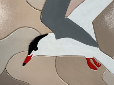 Lot 165 - Henry Estcourt, contemporary, acrylic on board - The Tern, 49cm x 71cm