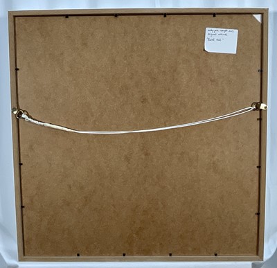 Lot 169 - Emily Jane Marjot, contemporary, matchstick picture 'Burnt Out', signed and dated 2013, 29cm square, in glazed frame