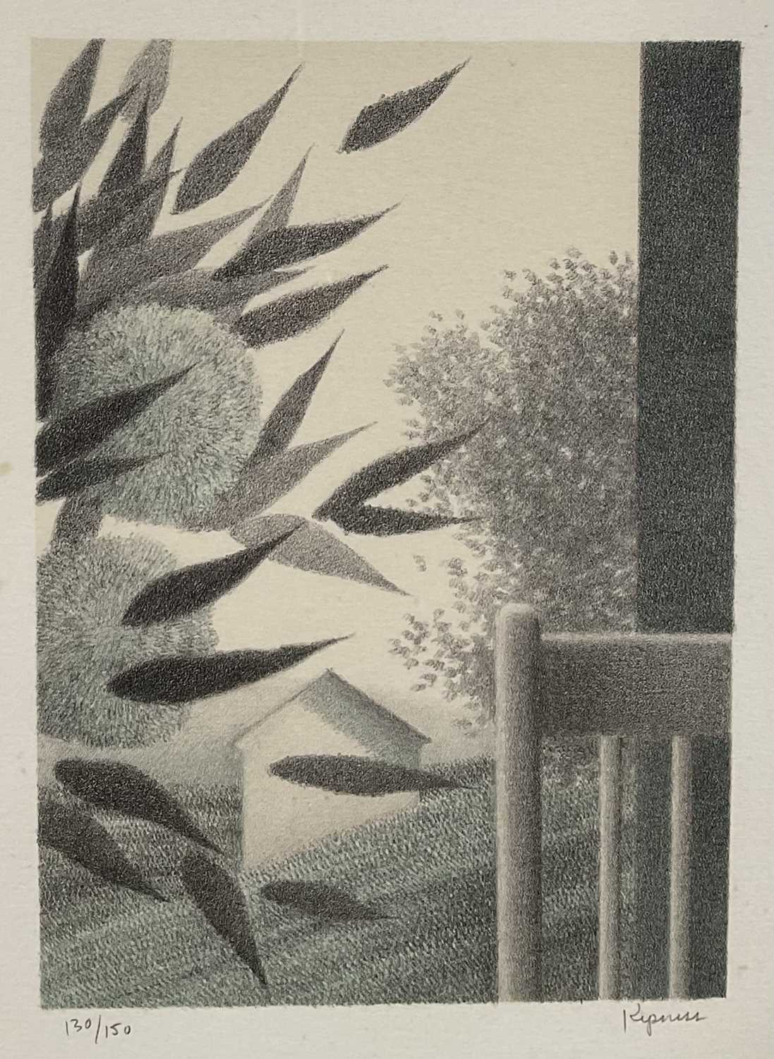 Lot 172 - Robert Kipniss (b.1931) two signed limited edition lithographs, landscapes, numbered 130/150 and 154/175, 22cm x 17cm and 17cm square, both in glazed frame (2)