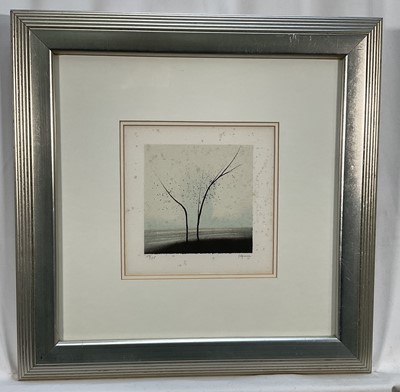 Lot 172 - Robert Kipniss (b.1931) two signed limited edition lithographs, landscapes, numbered 130/150 and 154/175, 22cm x 17cm and 17cm square, both in glazed frame (2)