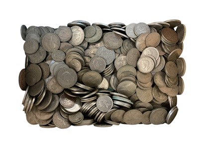 Lot 539 - G.B. - Mixed cupro-nickel coinage, estimated face value £36.97½p plus Elizabeth II Half Crowns x 37 to include scarcer dates 1954 x 5, 1958 all in AEF-A UNC condition (Qty)
