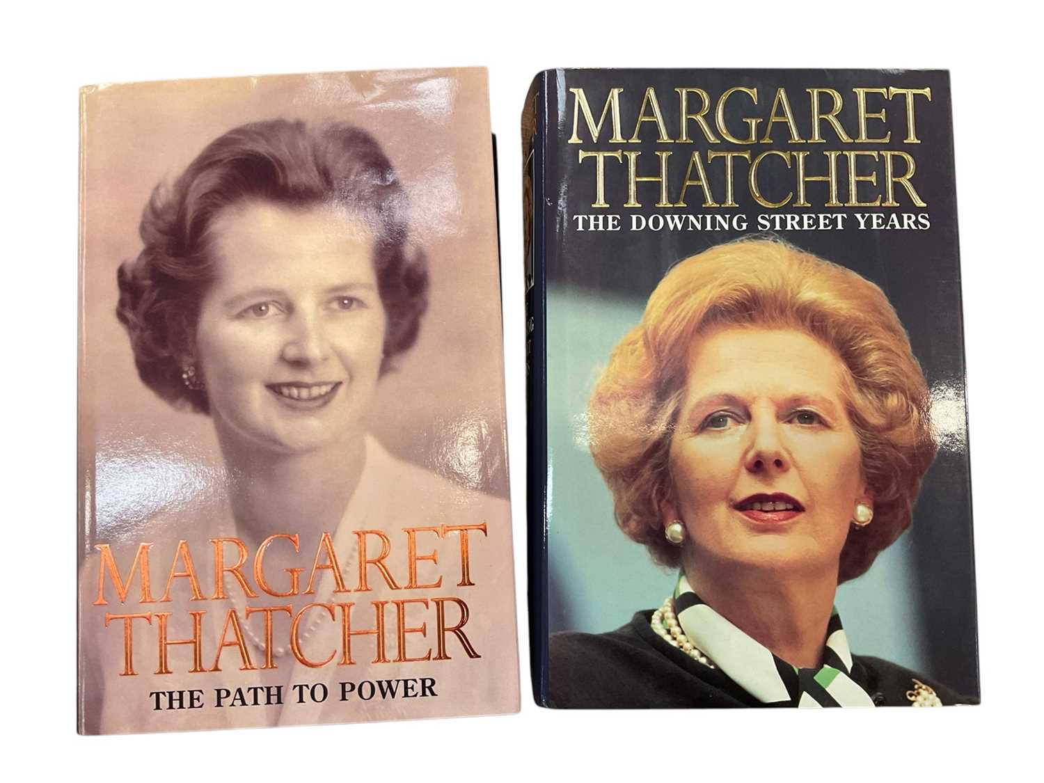 Lot 1605 - Two signed Margaret Thatcher autobiographies - The Path to Power; The Downing Street Years, first editions
