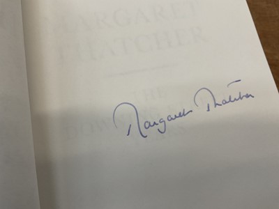 Lot 1605 - Two signed Margaret Thatcher autobiographies - The Path to Power; The Downing Street Years, first editions