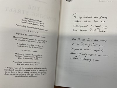 Lot 1605 - Two signed Margaret Thatcher autobiographies - The Path to Power; The Downing Street Years, first editions